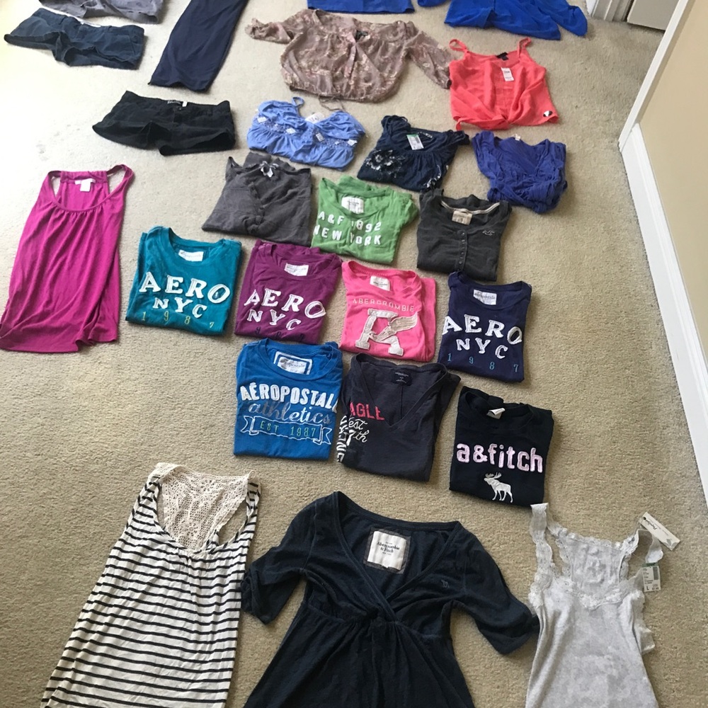 Womens/juniors clothes lot forever 21 abercrombie